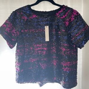 Sanctuary Saturday Night Sequin Top, Size Small - NWT